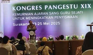 Kongres Pangestu XIX Tahun 2025: Laku Hasta Sila, Sebagai Landasan Kemurnian Ajaran Sang Guru Sejati dalam Rangka Penguatan dan Kaderisasi Pamong Kongres Pangestu XIX Tahun 2025: Laku Hasta Sila, Sebagai Landasan Kemurnian Ajaran Sang Guru Sejati dalam Rangka Penguatan dan Kaderisasi Pamong