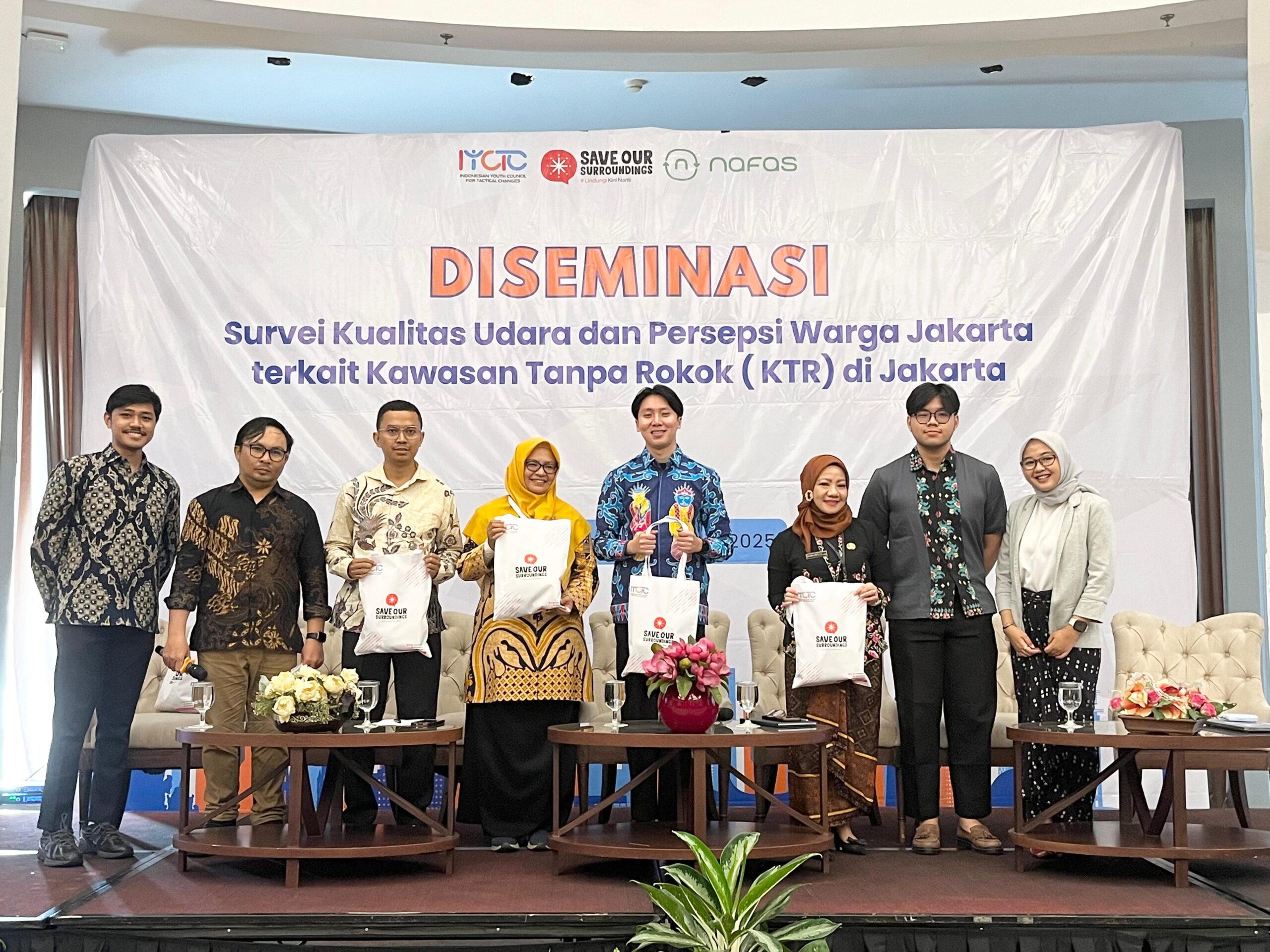 Survei IYCTC: 95 Persen Warga Jakarta Dukung Ruang Publik Sehat Tanpa Rokok