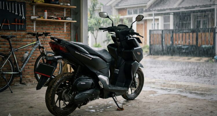 Segera Cek 5 Bagian Motor Honda Ini Usai Terjang Hujan Deras, Jangan Langsung Istirahat!