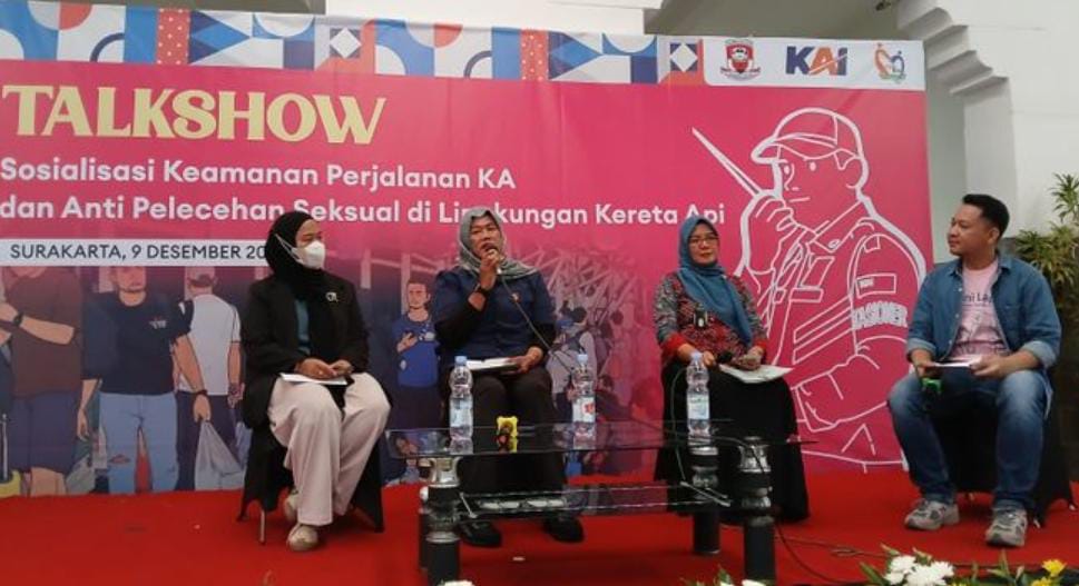 KAI Gandeng Komunitas SSC, Wujudkan Transportasi Publik Nyaman Gelar Sosialisasi Keamanan dan Anti Pelecehan Seksual