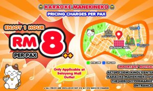 RM8++ Per Hour Karaoke Manekineko’s Selayang Deal Is Worth a Visit