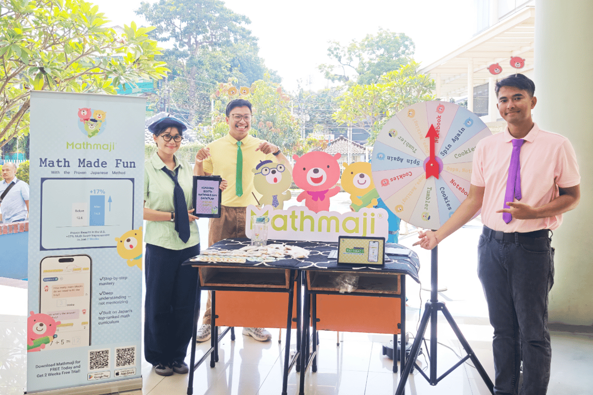 Mathmaji, aplikasi pembelajaran matematika global bergaya Jepang, meraih respons positif di Mid Term Fair Indonesia