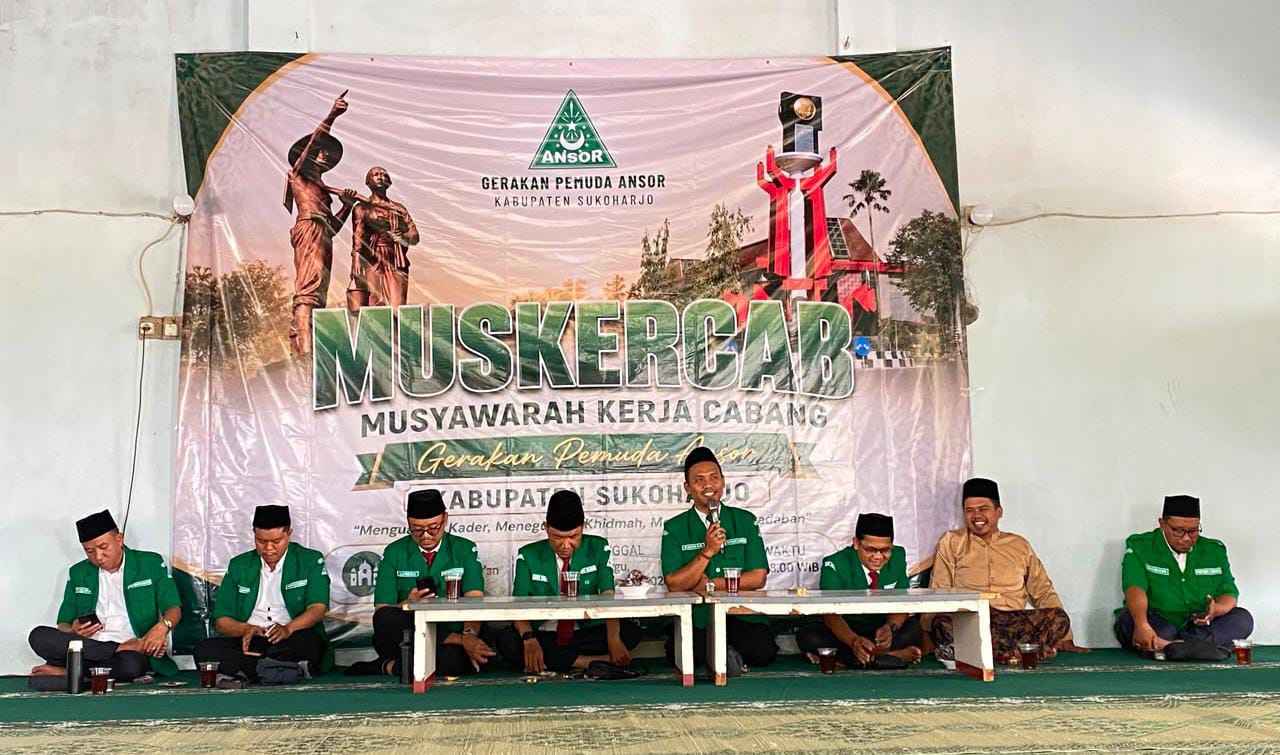 MUSKERCAB Ke-I GP Ansor Sukoharjo Rekomendasikan Strategis & Rumuskan Program Kerja Satu Periode Kedepan