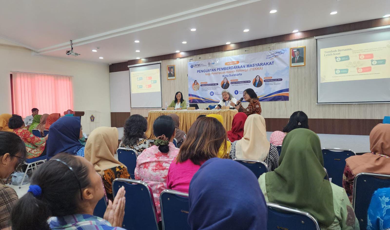 Seminar Penguatan Pemberdayaan Digelar LPPM Unisri Bagi 54 Ketua PEKKA Se-Kota Surakarta