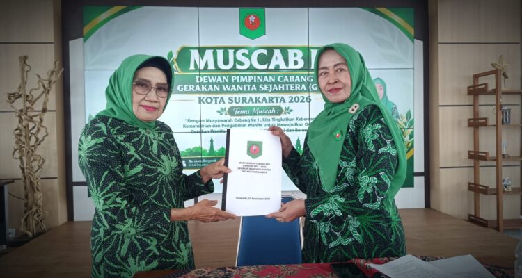 Rusmiyati Terpilih Jadi Ketua GWS Surakarta, Tegaskan Visi “Women Support Women” Menuju Kesejahteraan Nyata