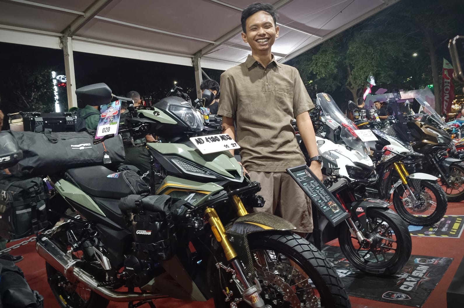 Dari Hobi Touring hingga “Bagong” Si Bebek Gede: Alasan Satiman Tak Lepas dari Honda Modif Contest 2026