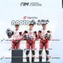 Melesat di Tengah Persaingan Ketat, Bintang dan Resky Naik Podium Moto4 Asia Cup