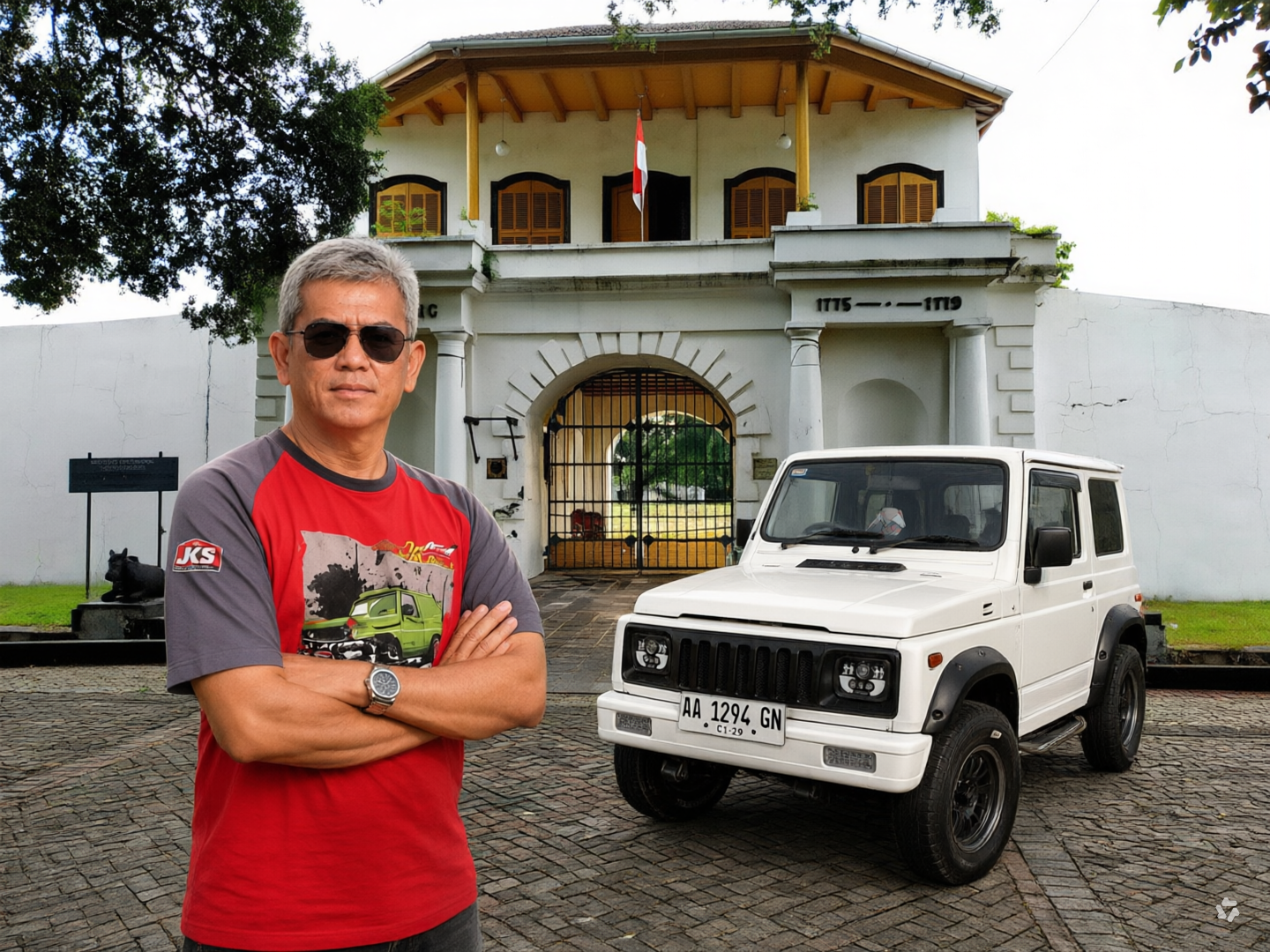 HUT JKS Ke-4 Tinggal Sepekan! Ratusan Jimny Katana Siap “Tumplek Blek” di Benteng Vastenberg Solo
